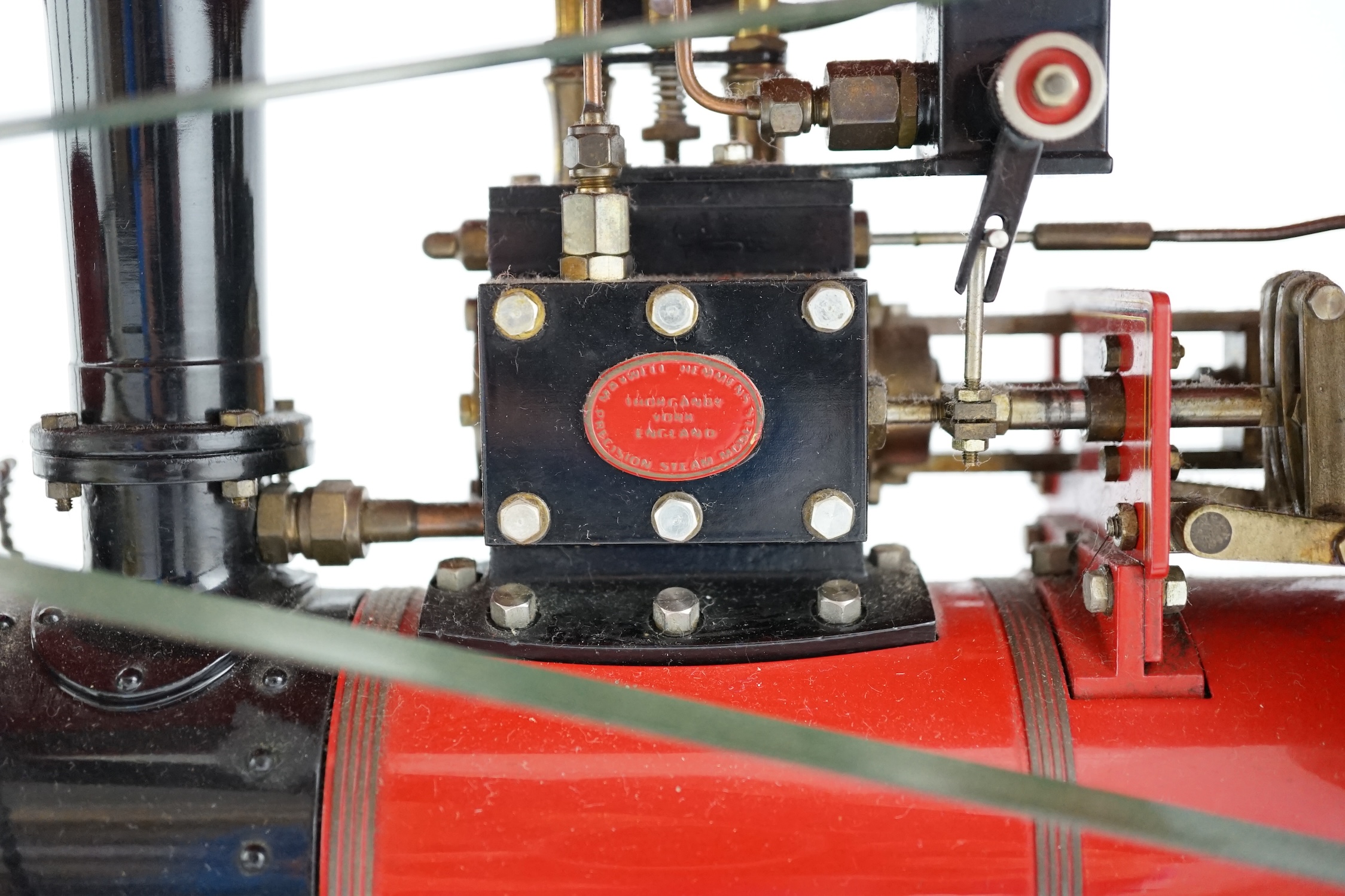 A Maxwell Hemmens one inch scale coal fired Showman's Engine.